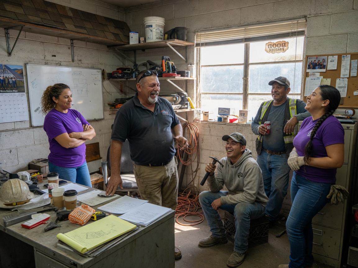 The Waco Roofing Pros team at work in Waco
